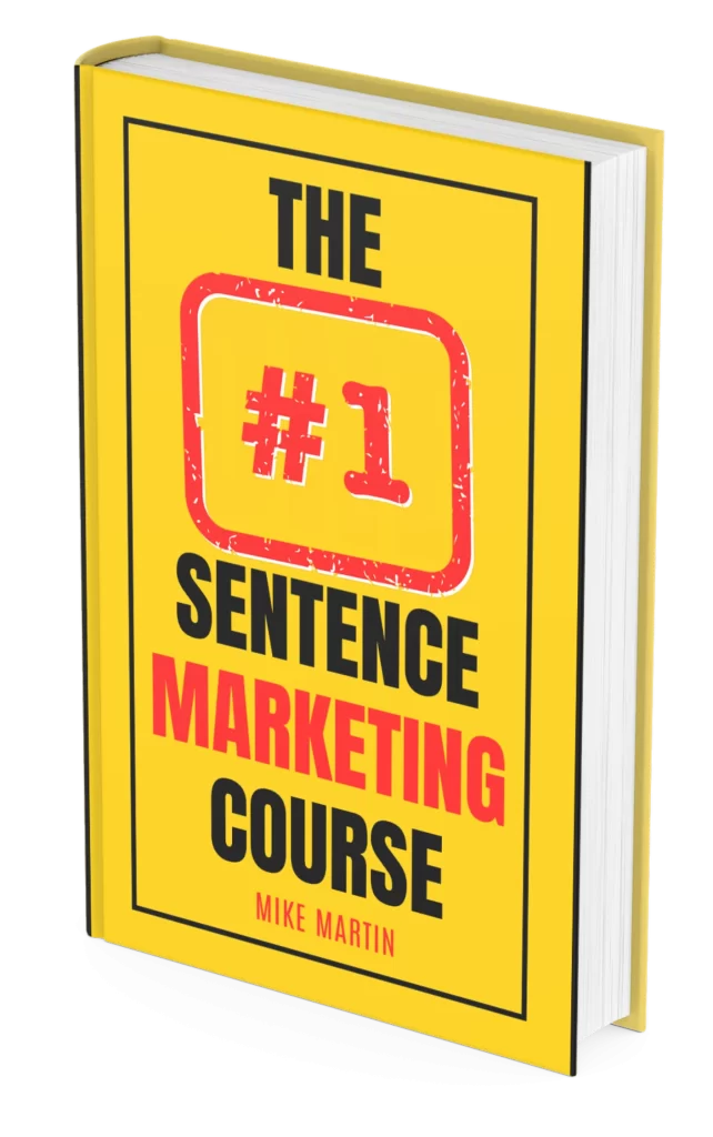 The One Sentence Marketing Course Book Icon