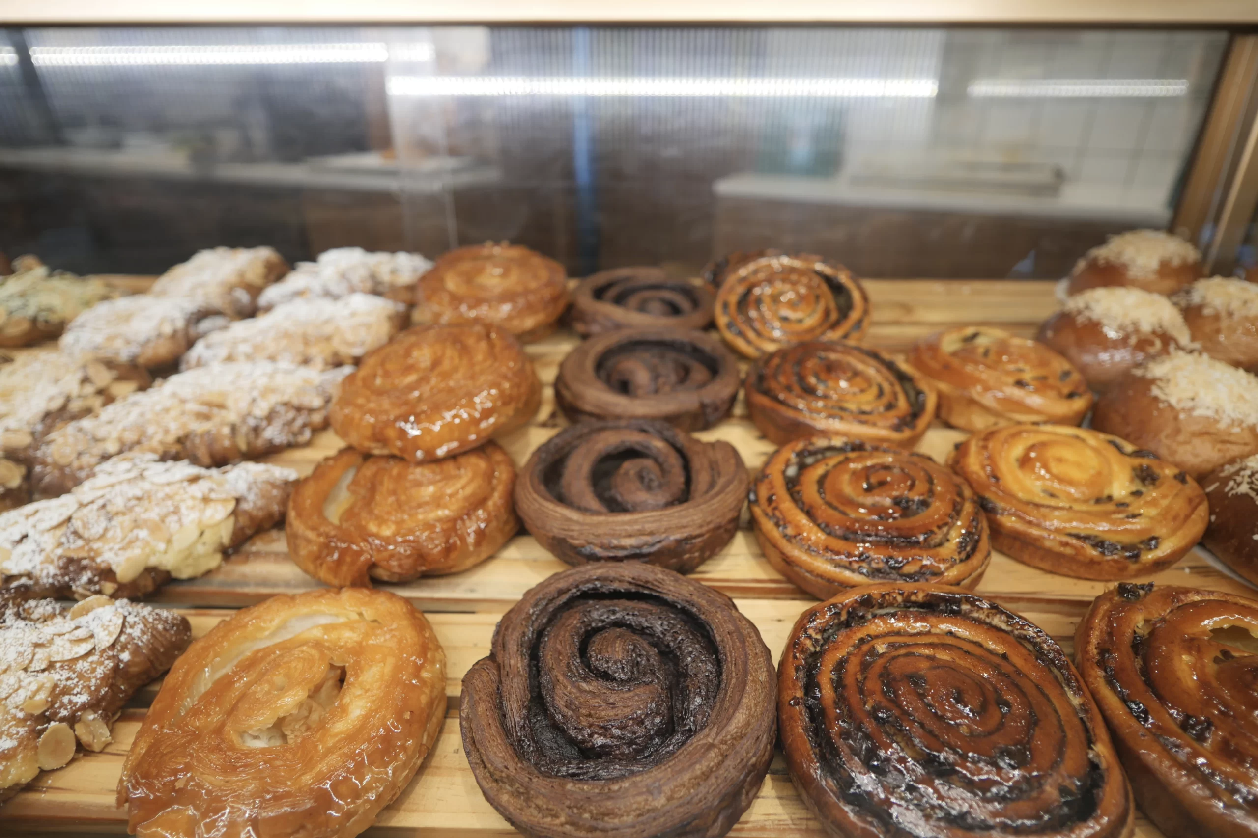 Cakes cooked by a client run bakery.