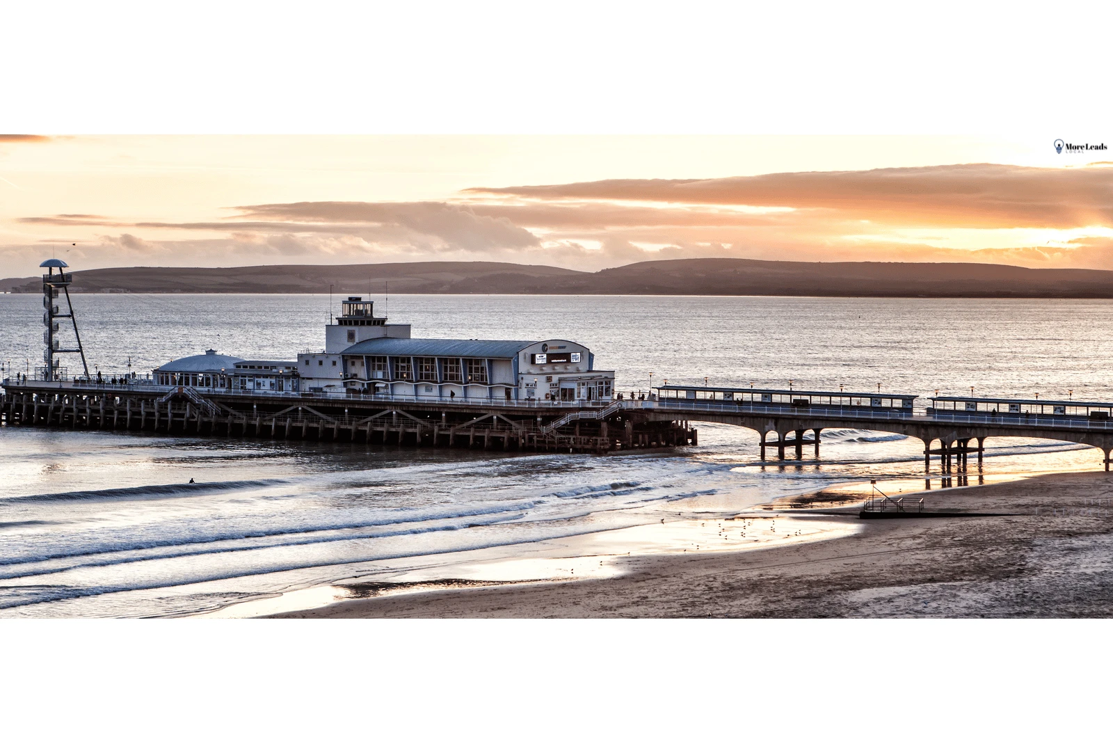 More Leads Local, a Bournemouth SEO agency at Bournemouth Pier.