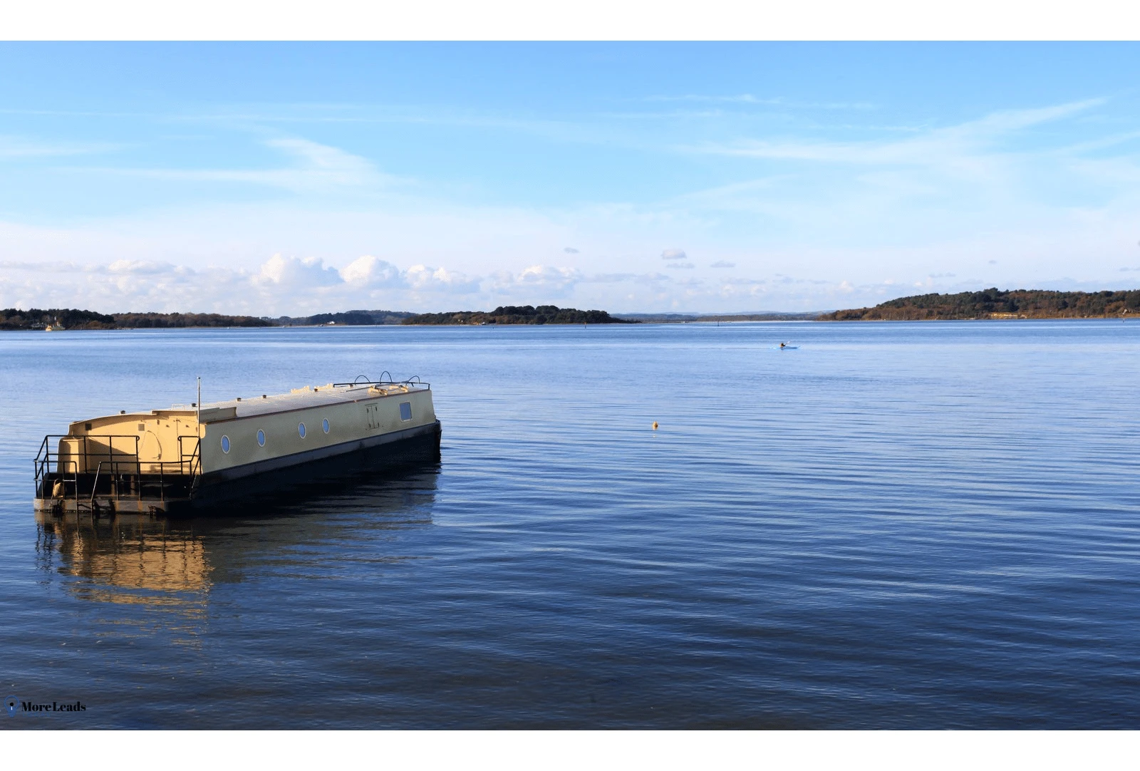 More Leads Local, SEO Bournemouth, floating in Poole Harbour.