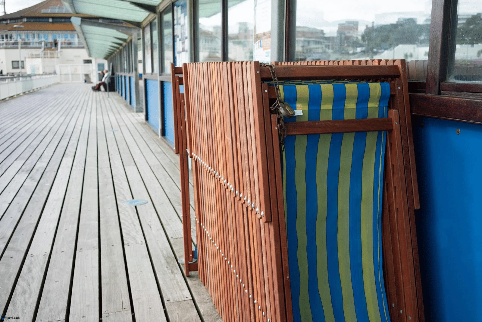 More Leads Local with Deck Chairs on Bournemouth Pier - Bringing SEO to businesses in Bournemouth.